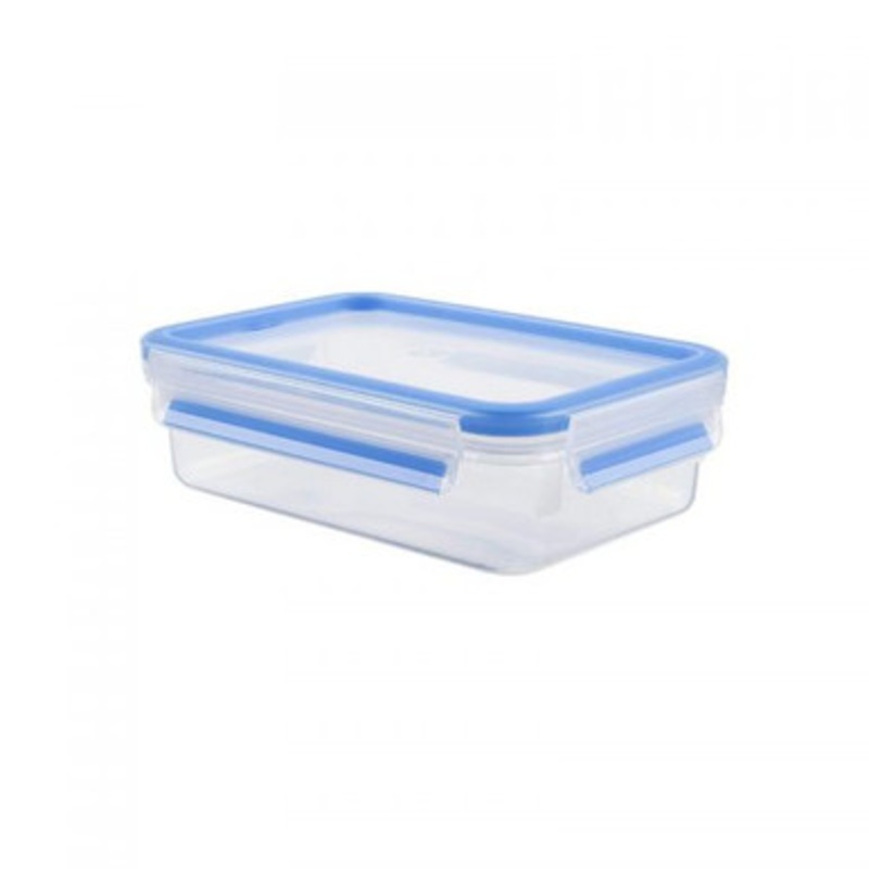Tefal MatserSeal Airtight Container Rectangular, 0.8 L, Blue |  K3021812