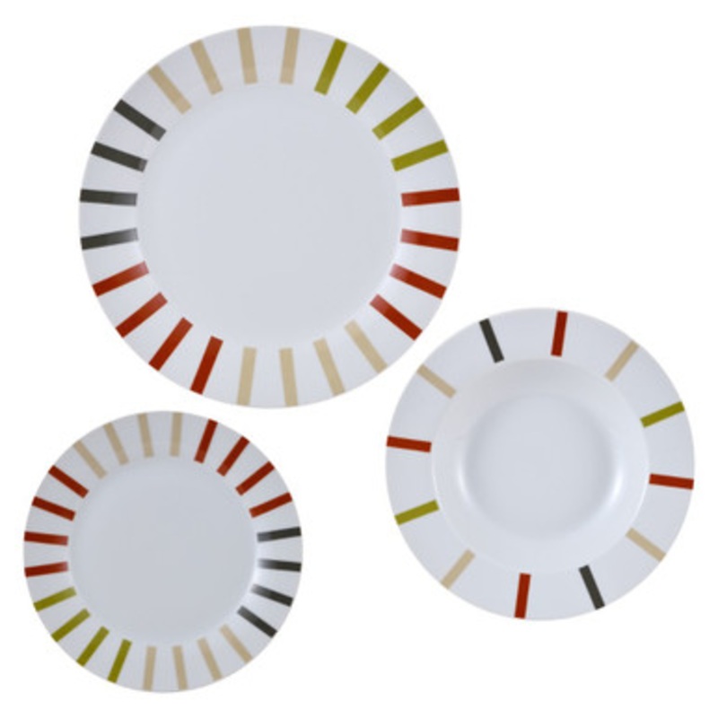 Benetton Home Set 12Pcs Dinnerware Porcelain Safari Be |  BE-0899
