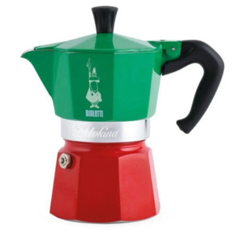 Bialetti Tricolour Mokina Coffee Makers – 6 cups  | BIA0005323