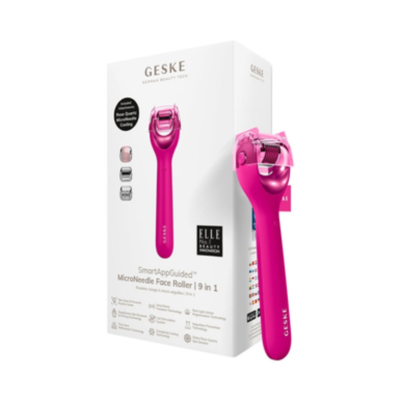 Geske MicroNeedle 9-in-1 Face Roller – Magenta | GESGK000053MG01