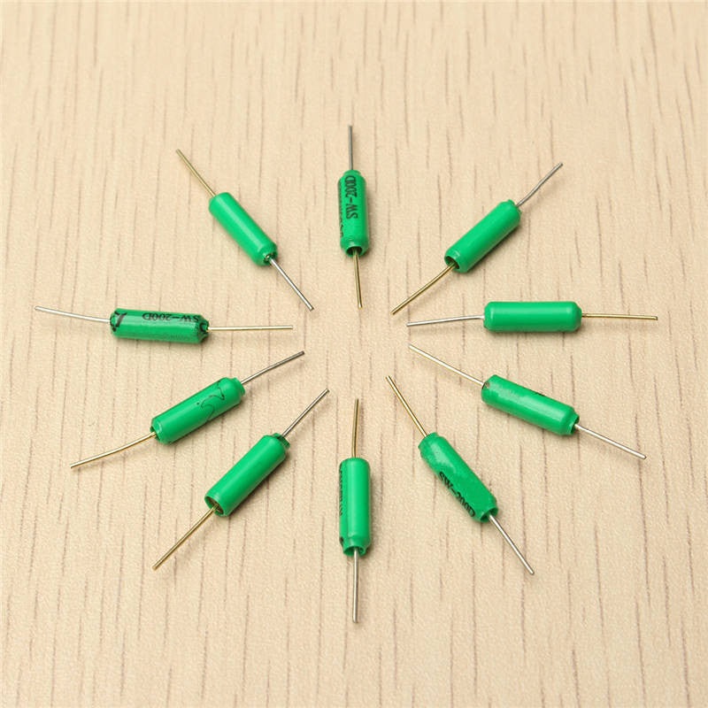 10Pcs SW-200D Ball Switch SW 200D Tilt Angle Sensor Switch Double Bead Angle Switch Transducer