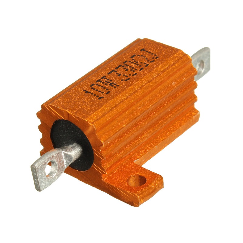 10W 300 Ohm 5% Aluminum Wire Wound Power Resistor Metal Shell Supply Inverter