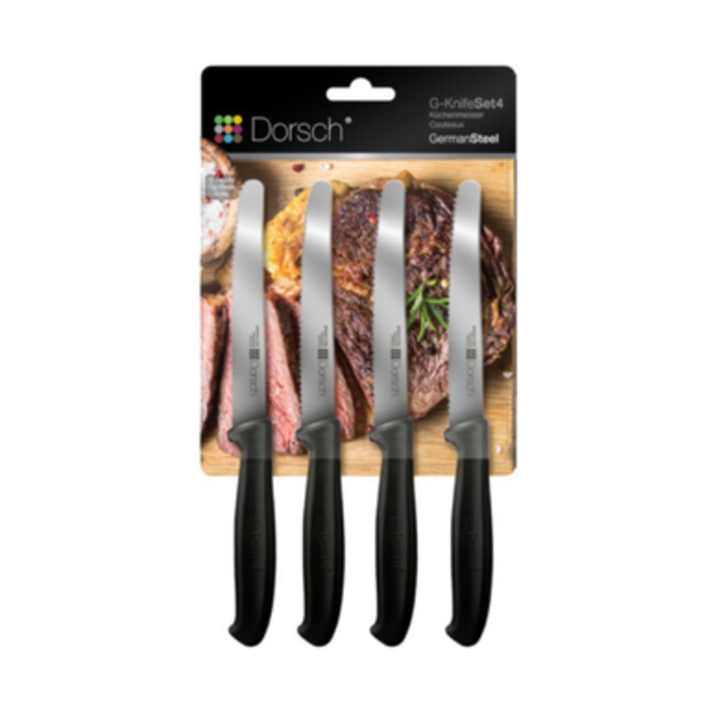 Dorsch Steak Knife Set – 4 Pcs – Black | DH-04645