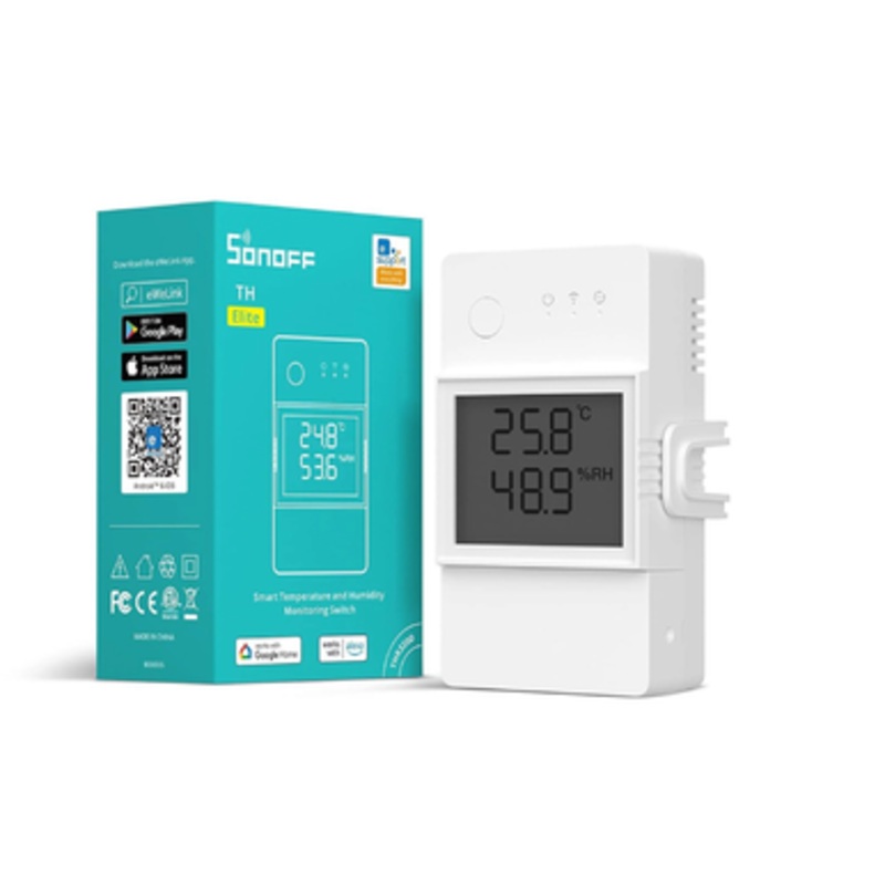 Sonoff TH Elite Temperature and Humidity Monitoring Switch | THR320