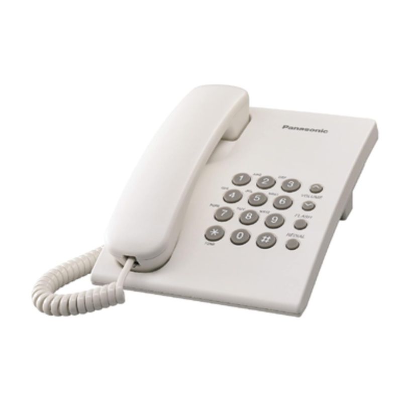 Panasonic Corded Phone – White | KX-TS500MXW