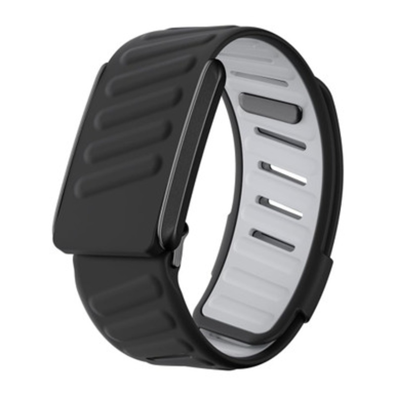 Silicone Sport Replacement Band for WHOOP 4.0  Soft-Touch Waterproof Strap – Black & Grey |  SSB-WP4