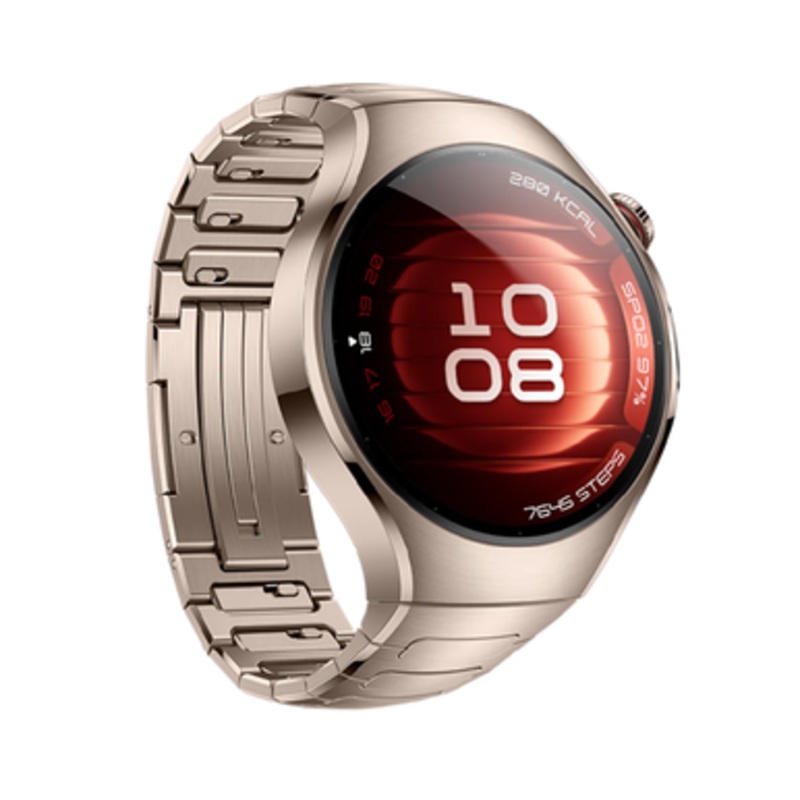 Huawei Watch 5 42mm Premium Smartwatch with Fingertip, Sand Gold