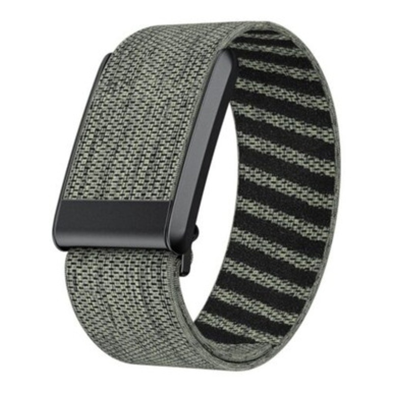 Nylon Sport Replacement Band for WHOOP 4.0  Adjustable Breathable Strap -Grey & Green| NSRB-WP4