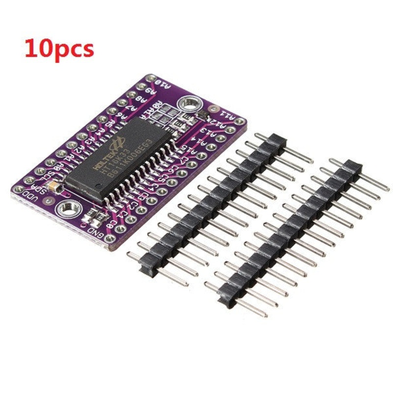 10pcs HT16K33 LED Dot Matrix Drive Control Module Digital Tube Driver Development Board For Arduino