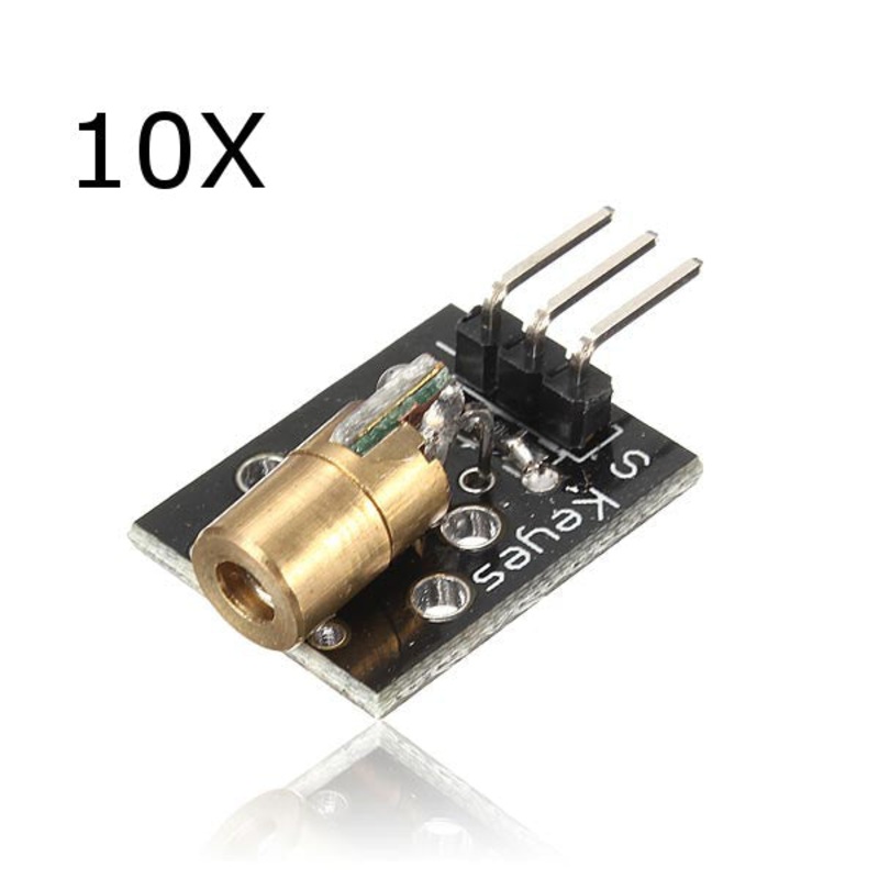 10Pcs KY-008 Laser Transmitter Module For Arduino AVR PIC