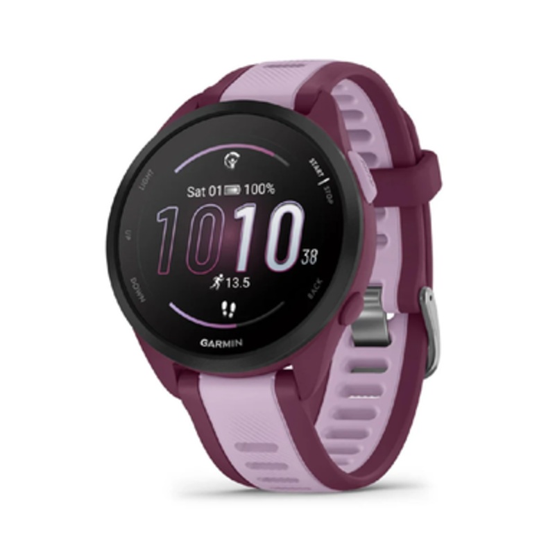 Garmin Forerunner 165 Music Smart Watch – Berry/Lilac | 010-02863-33