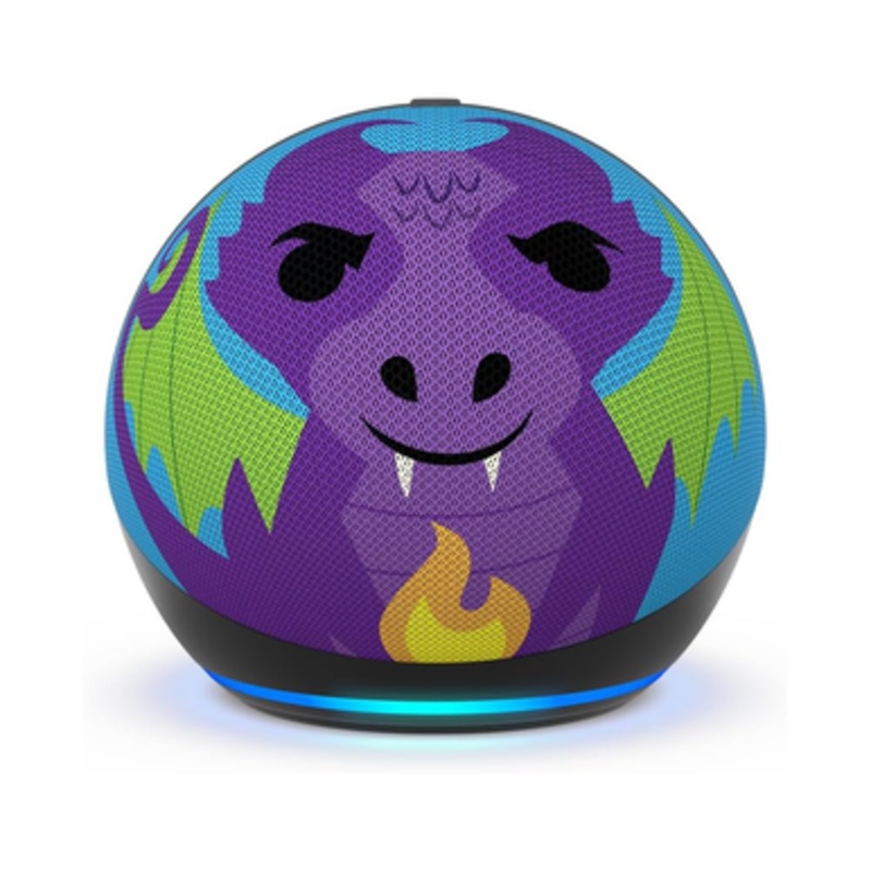 Amazon – Echo Dot KIDS (5th Gen) Smart Speaker with Alexa – Dragon Edition