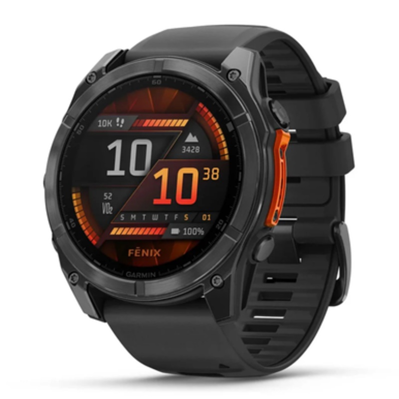 Garmin Fenix 8 51mm Smartwatch with AMOLED Display, Built-In GPS, and Dive Rating