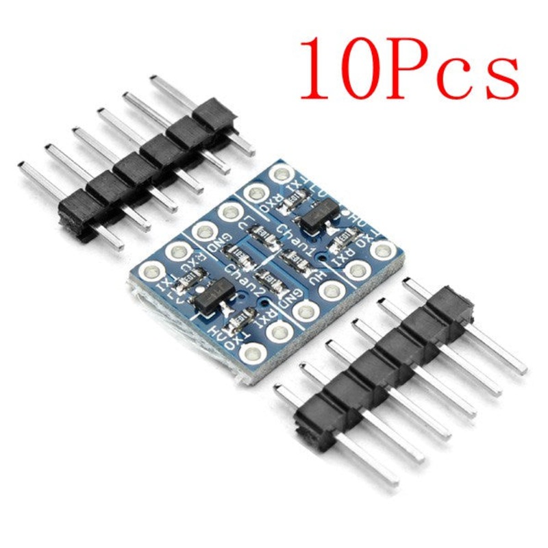 10Pcs Two Channel IIC I2C Logic Level Converter Bi-Directional Module