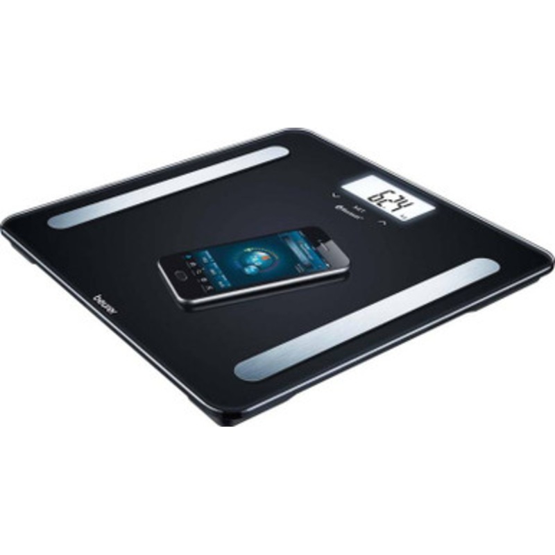 Beurer BF 600 Pure Black Diagnostic Bathroom Scale | BF 600