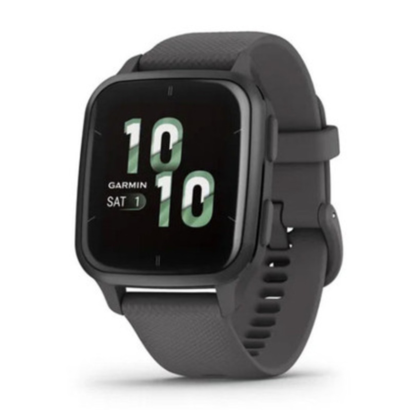 Garmin Venu Sq2 Smartwatch – Slate Aluminium Bezel – with Shadow Grey Case and Silicone Band | 010-02701-10