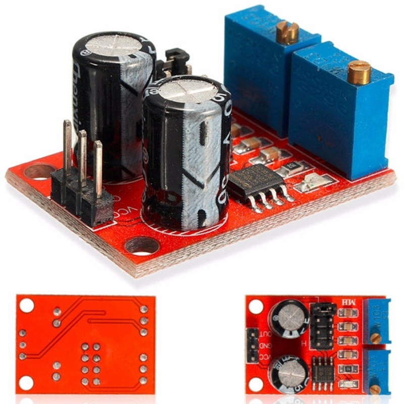 10pcs NE555 Pulse Frequency Duty Cycle Adjustable Module Rectangular Wave Signal Generator
