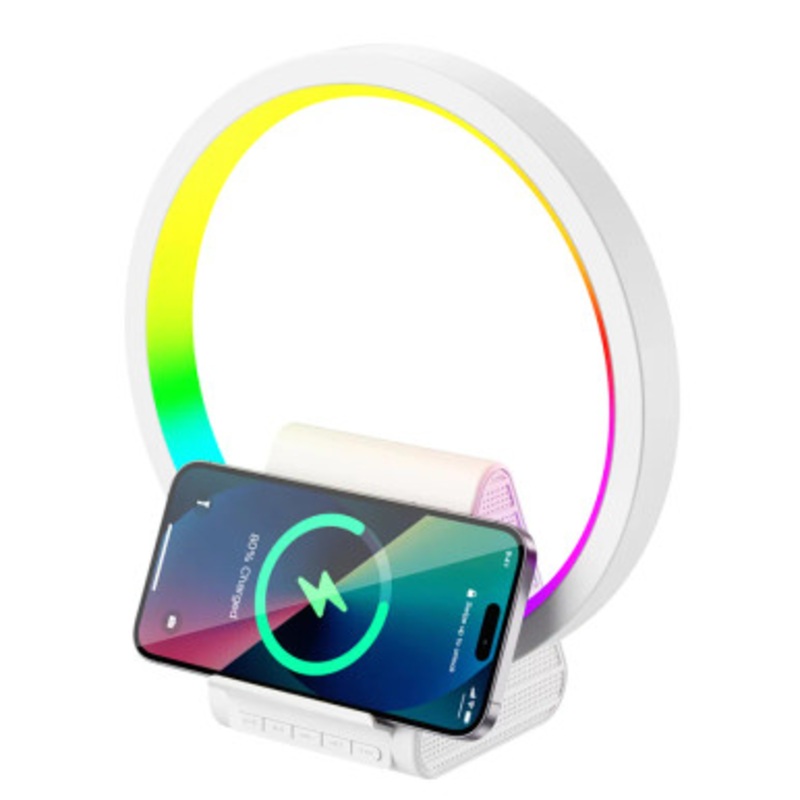 WIWU 2 in 1 Wireless Charger Speaker  | WI-W021-WT
