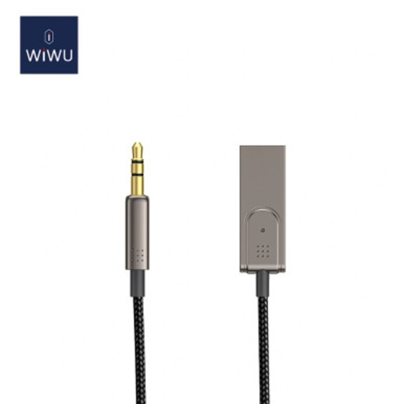 WIWU Car Audio Cable (YP04) – Black | YP04-BLK