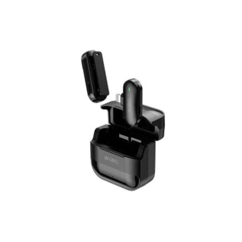Wiwu WM001 USB-C Mini Wireless Microphone-Black | WI-WM001-C-BLK