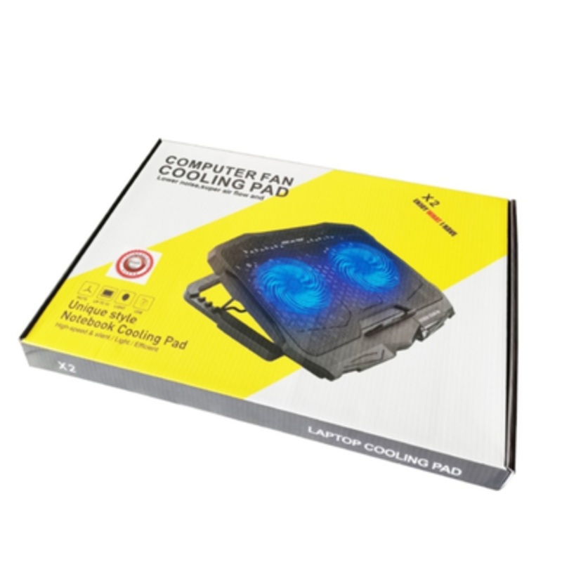 X2 Laptop Cooler – Two Fans Red Light | X2