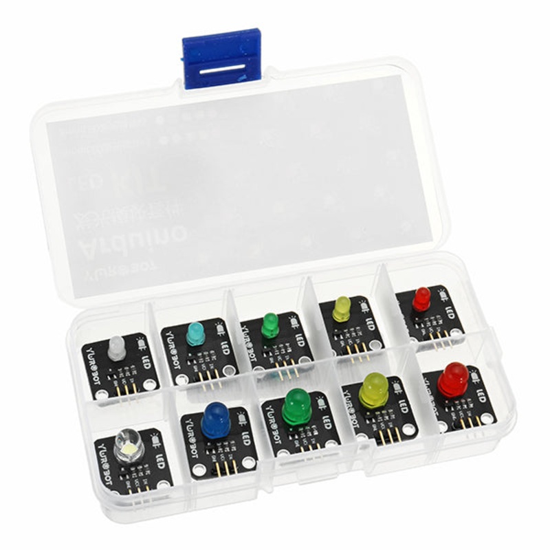 10 In 1 LED Luminous Module Board Kit Electronic Building Blocks For Arduino