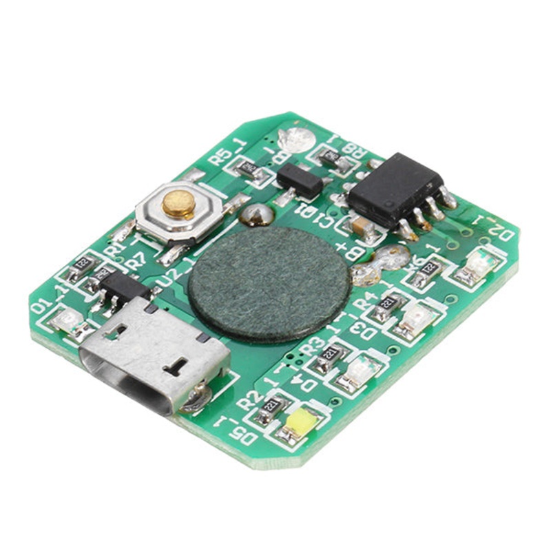 10pcs Rechargeable Fingertip Gyro Lighter Control Board PCBA LED Colorful Lighter Board