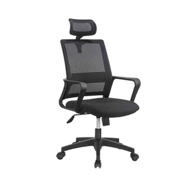 Valencia High-Back Chair, Black Mesh | XG-105A (115)