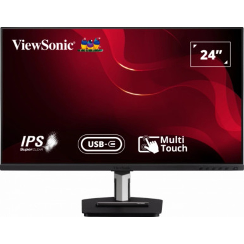 ViewSonic 24 In-Cell Touch Monitor with USB Type-C Input and Advanced Ergonomics | TD2455