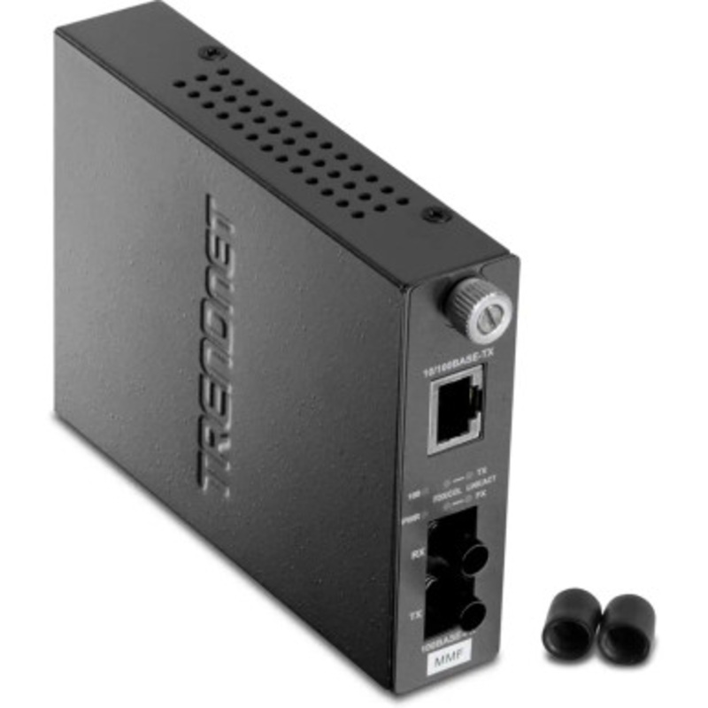Trendnet TFC-110MST 100Base-TX to 100Base-FX Multi Mode ST Fiber Converter | TFC-110MST