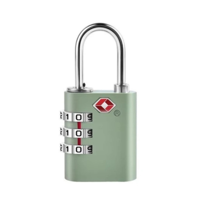 TSA Luggage Locks with 3-Digit Combination Lock – Green