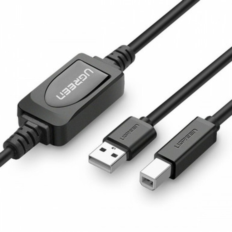 UGREEN Active Cable Printer USB 2.0 A Super Speed 15M | US122 | 10362