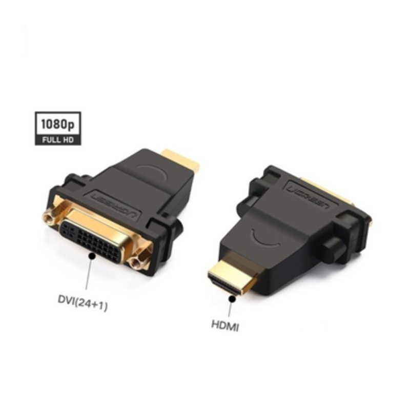 UGREEN Full HD, HDMI Male to DVI Female Adapter, Bi-Directional  | 20123