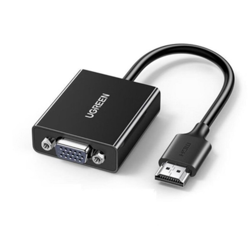 UGREEN Full HD HDMI Male to VGA Female Adapter Cable, Full HD Resolution | 90813