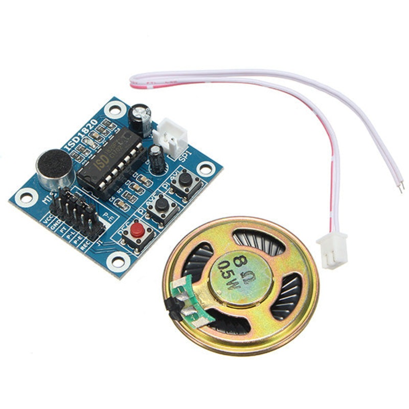 10pcs ISD1820 3-5V Voice Module Recording And Playback Module SCM Control Loop / Jog / Single Play