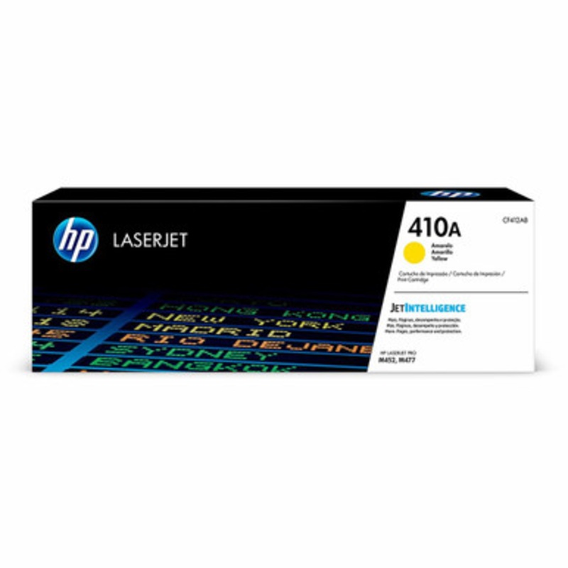 Toner HP 410A Yellow Original LaserJet Toner Cartridge (CF412A)