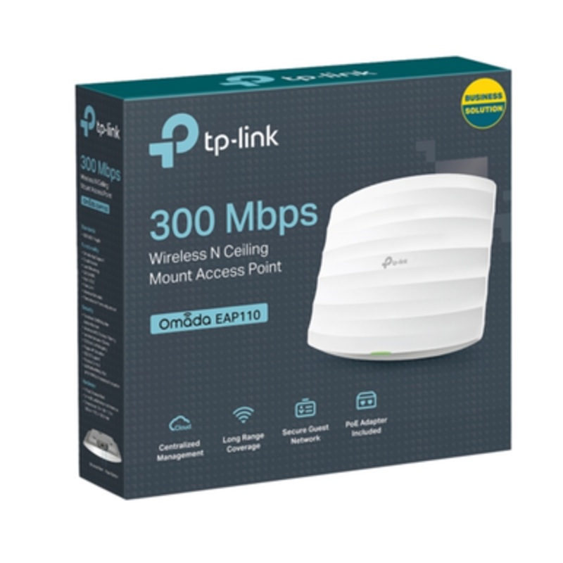 TP-Link 300Mbps Wireless N Ceiling Mount Indoor Access Point | EAP110-Indoor