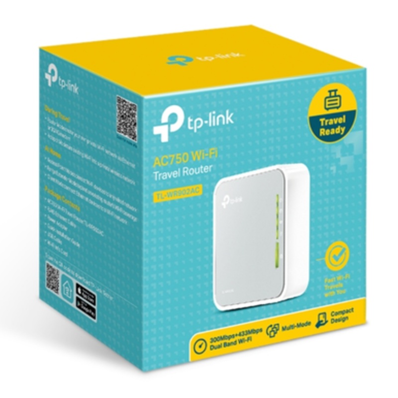 TP-Link AC750 Wireless Travel Router | TL-WR902AC