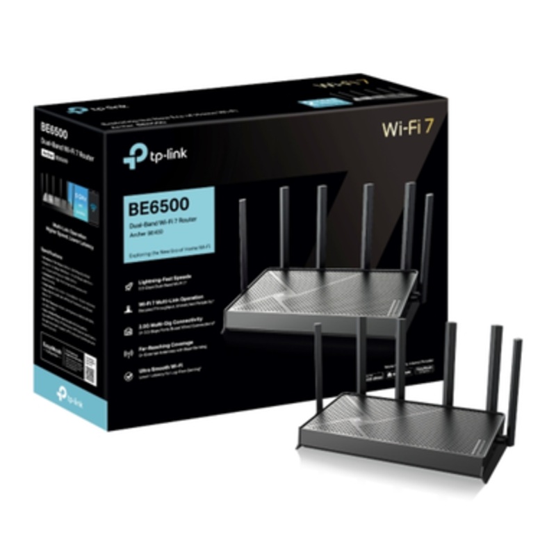 TP-Link BE6500 Dual-Band Wi-Fi 7 Router | Archer BE400