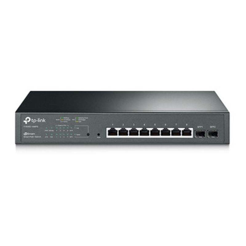 TP-LINK  JETSTREAM  8Port Gigabit Smart Switch | T1500G-10MPS
