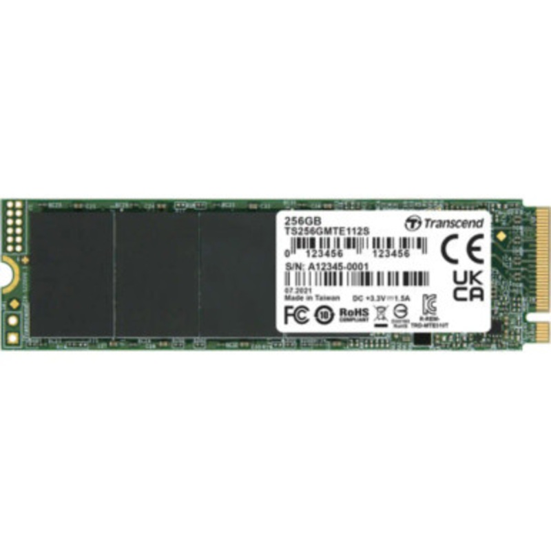 Transcend 256GB 112S M.2 PCIe 3.0 x4 SSD | TS256GMTE112S