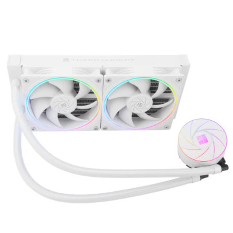 Thermalright Aqua Elite 240 WHITE ARGB V2 CPU Liquid Cooler, High Performance AIO with 2x 120 mm Fans  2000 RPM Fan Speed  2.21 mm H2O Air Pressure  3 PIN 5V Connector ,white | TL-S12-W