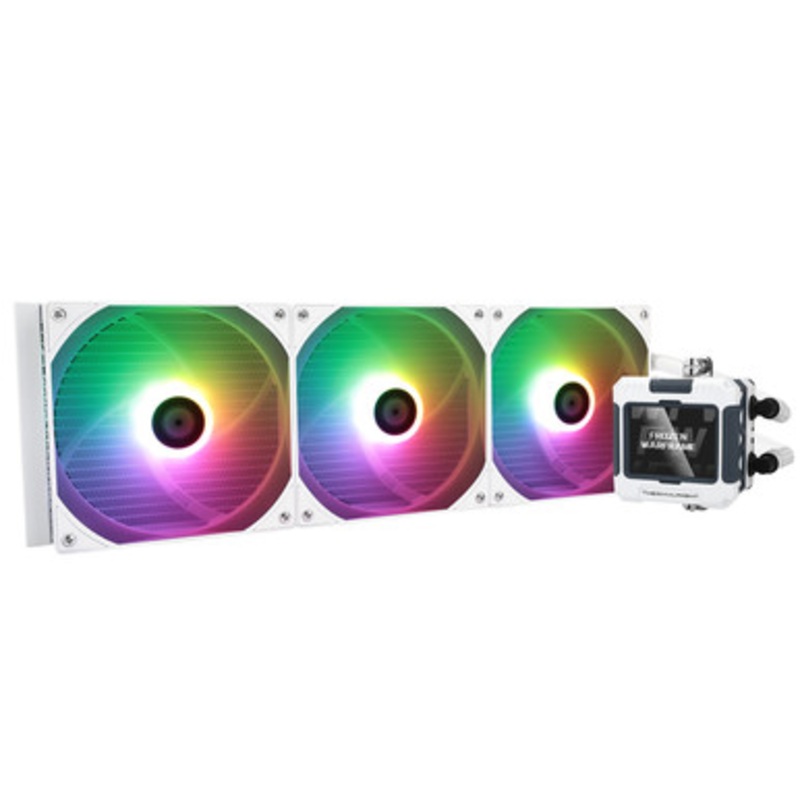 Thermalright Frozen Warframe 420 Liquid CPU Cooler ARGB White with LCD Screen