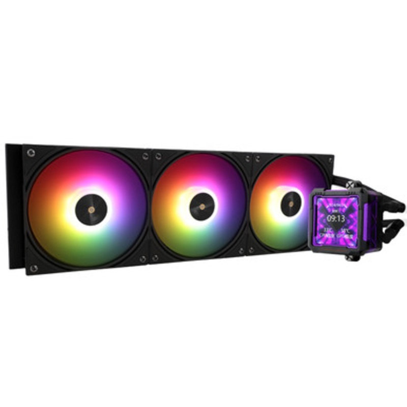 Thermalright Frozen Warframe PRO 360 ARGB Liquid CPU Cooler  Black with LCD Screen