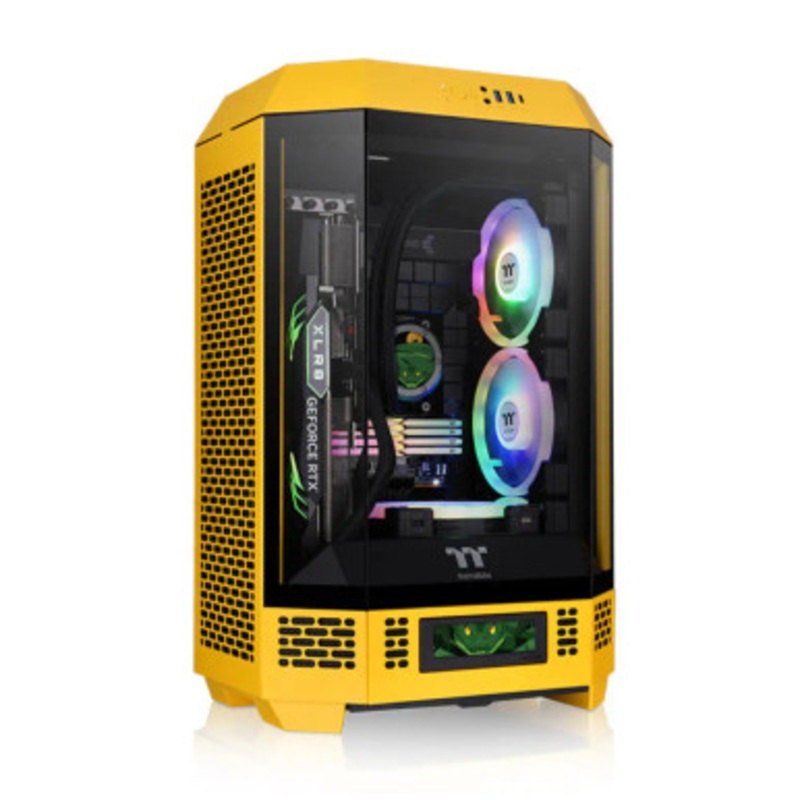 Thermaltake CA-1Y4-00S4WN-00 The Tower 300 Bumblebee Micro Tower Chassis |  CA-1Y4-00S4WN-00
