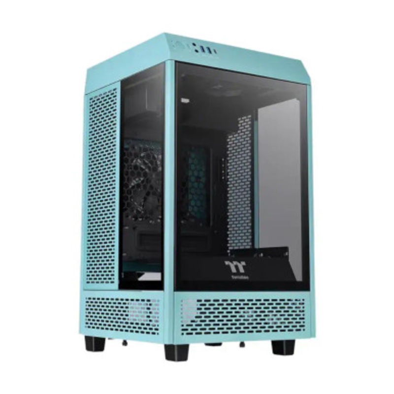 Thermaltake CA-1Y4-00SBWN-00 The Tower 300 Turquoise Micro Tower Chassis | CA-1Y4-00SBWN-00