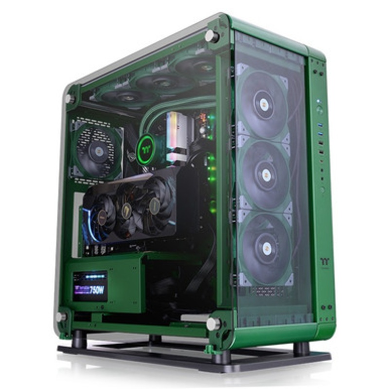 Thermaltake Core P6 TG Racing Green Mid Tower Chassis | CA-1V2-00MCWN-00