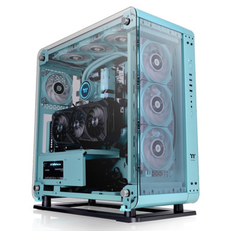 Thermaltake Core P6 TG Turquoise Mid Tower Chassis | CA-1V2-00MBWN-00