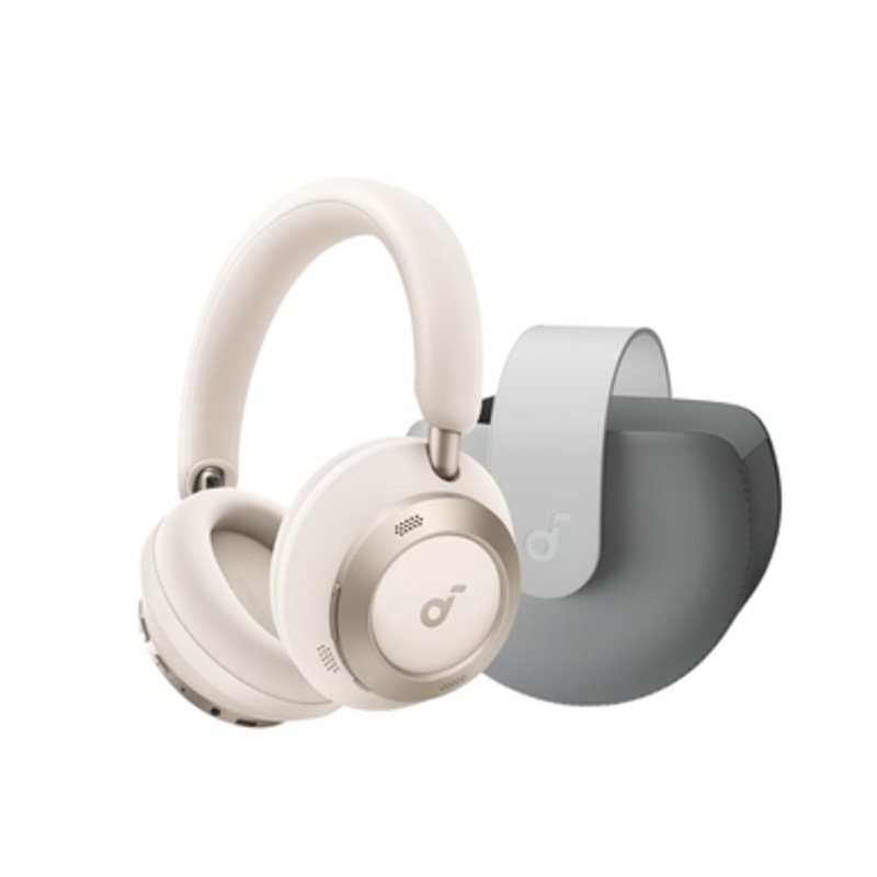 Soundcore Space One Pro Wireless Headphones with Case – White  | A3062H21