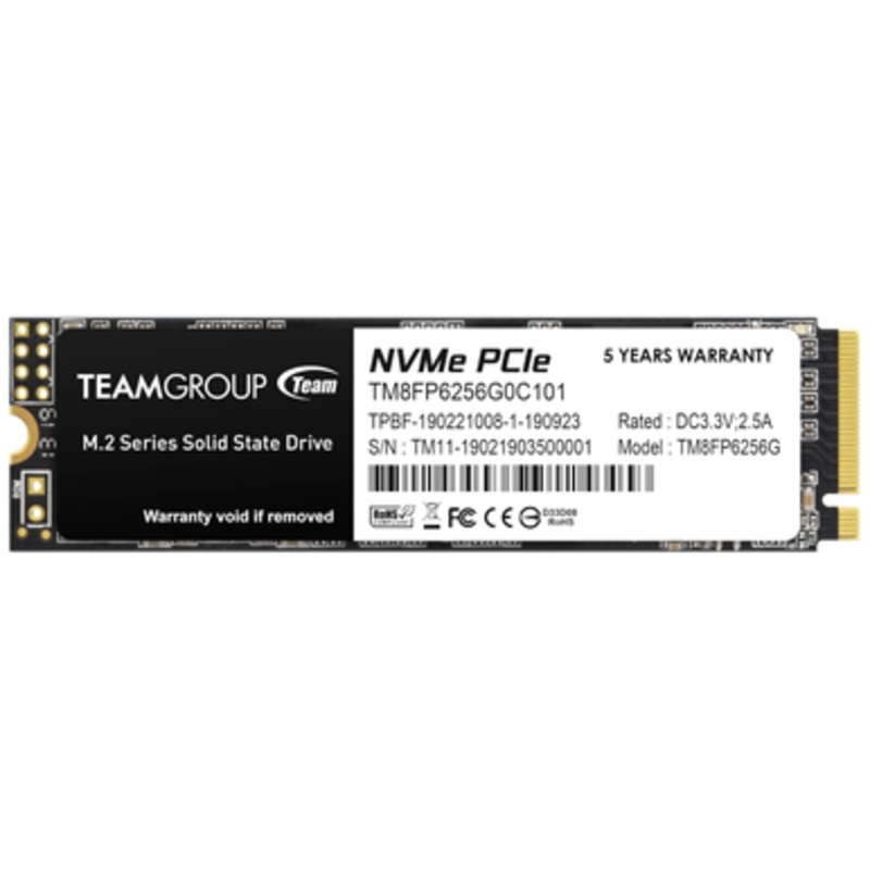 Team Group 256GB MP33 M.2 PCIe Internal SSD | TM8FP6256G0C101